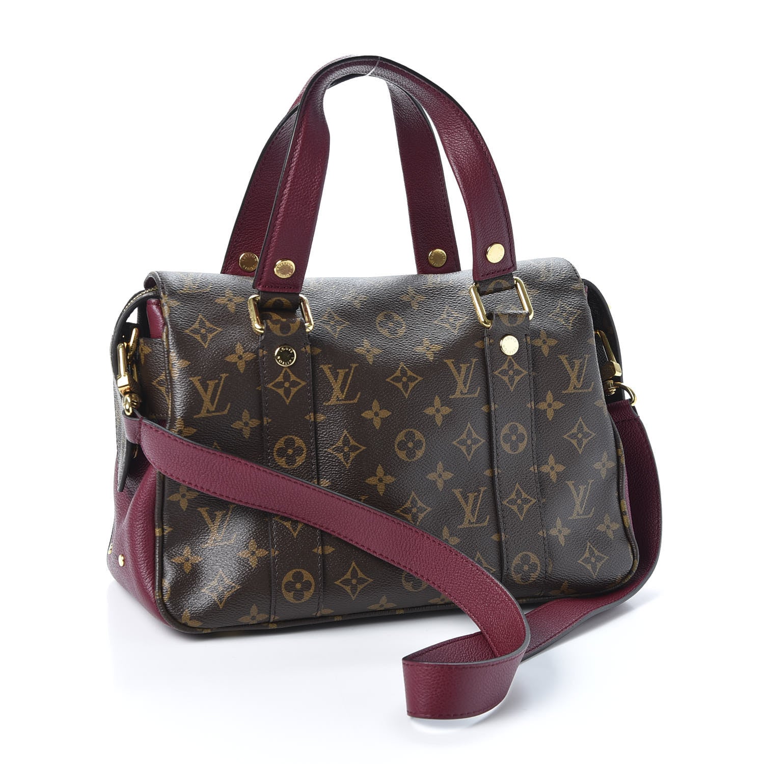 Louis Vuitton Monogram Manhattan NM Raisin 2 of 9