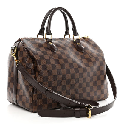Louis Vuitton Damier Ebene Speedy Bandouliere 30 3 of 11