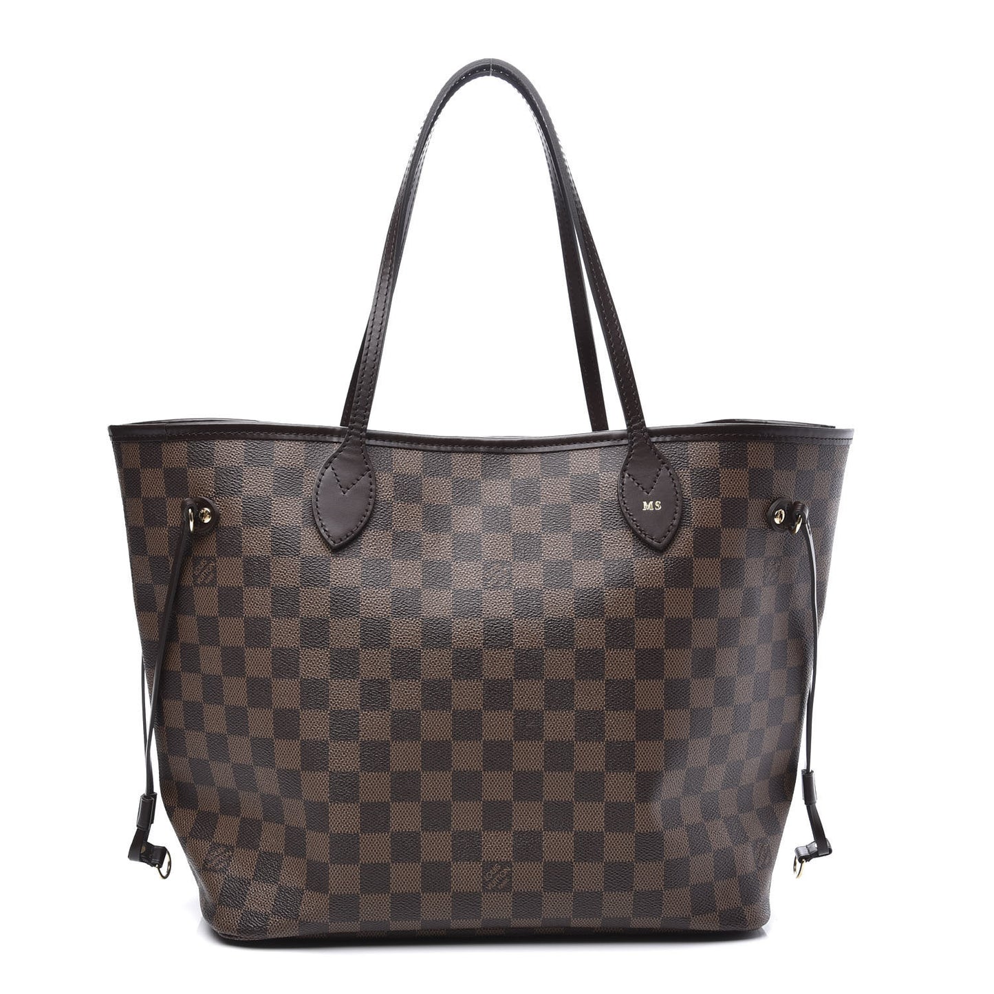 Damier Ebene Neo Neverfull MM Rose Ballerine