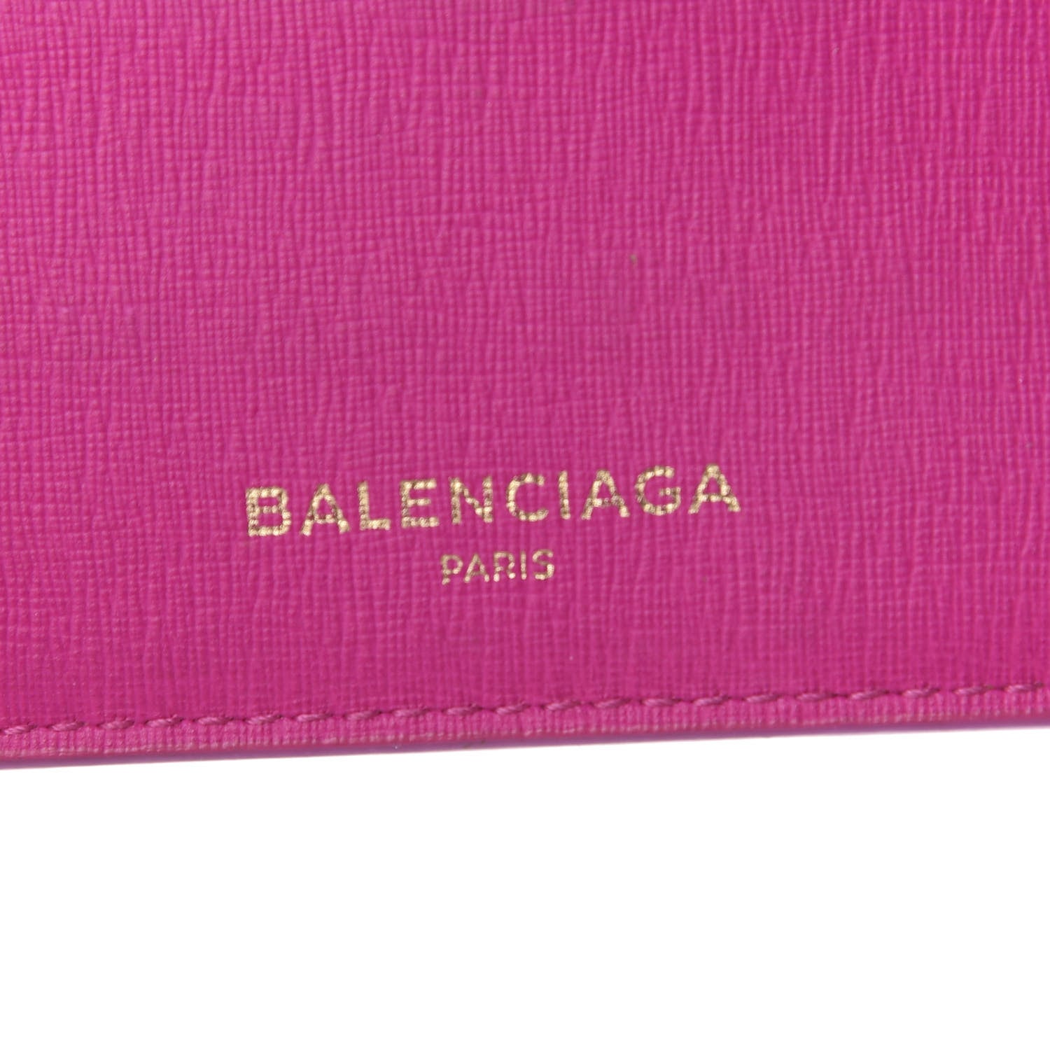 Balenciaga Calfskin Multi Card Case Rose Magenta 7 of 12
