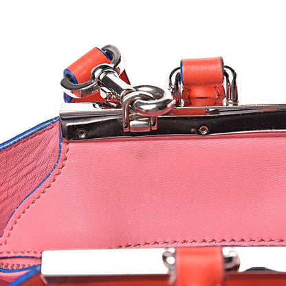 Fendi Vitello Dolce Shiny Nappa Petite 3Jours Tote Papavero 9 of 26