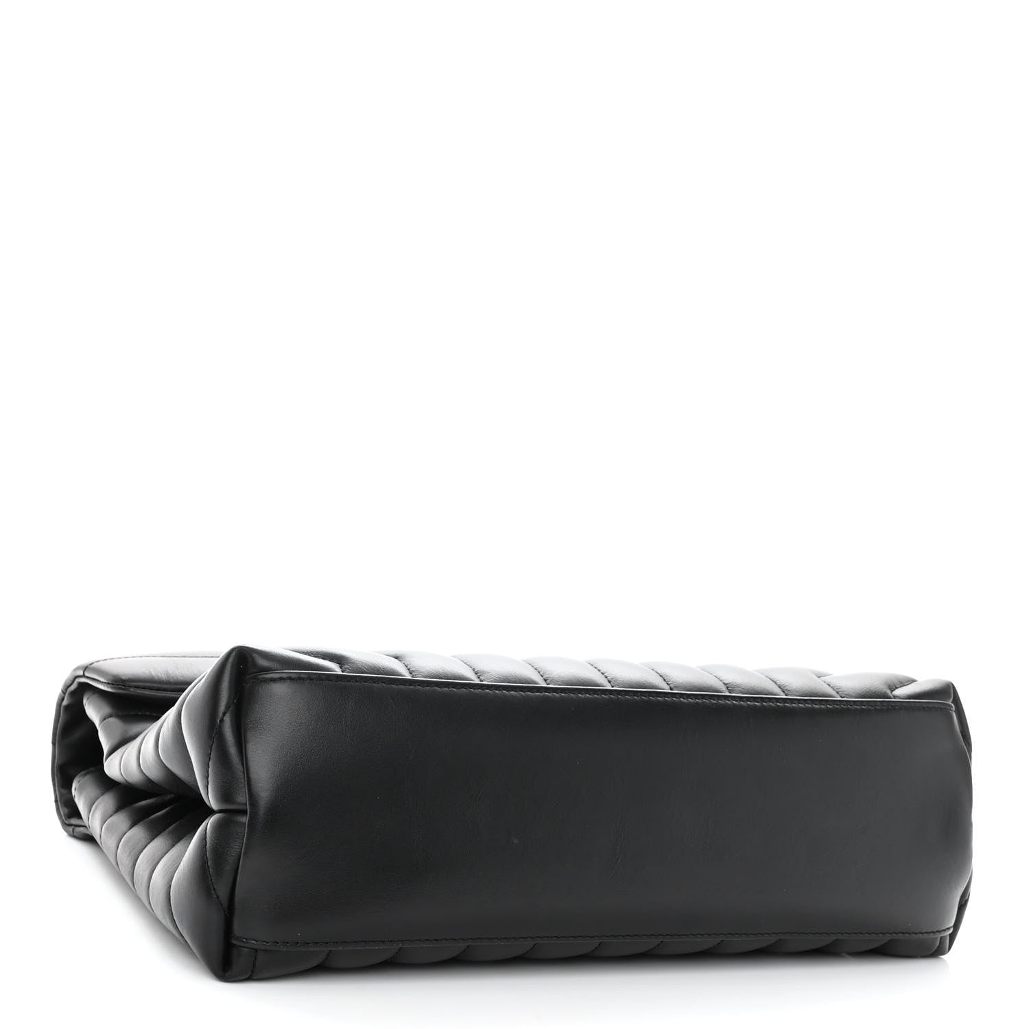 Saint Laurent Calfskin Y Quilted Monogram Monochrome Medium Loulou Chain Satchel Black 4 of 10