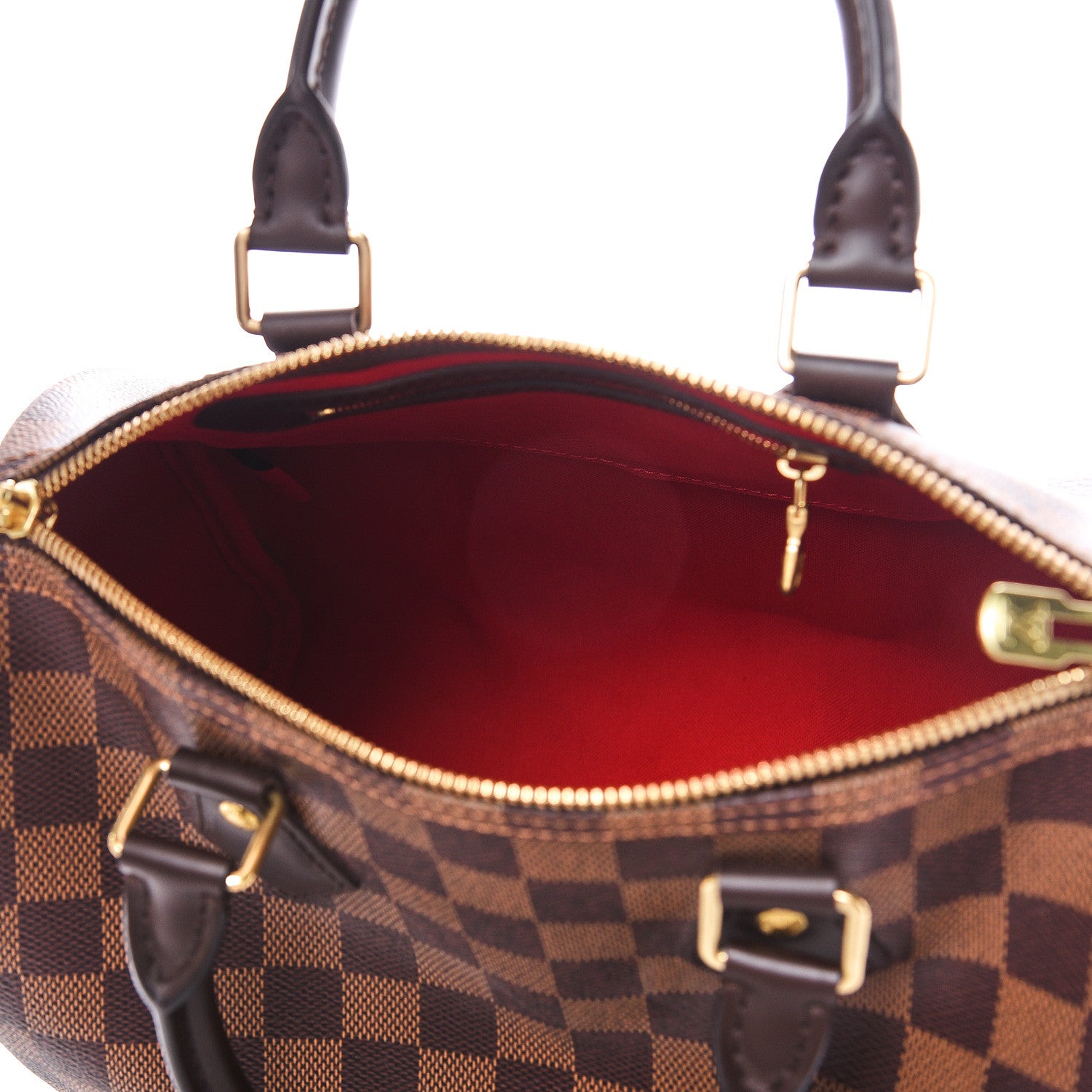 Louis Vuitton Damier Ebene Speedy Bandouliere 25 7 of 12