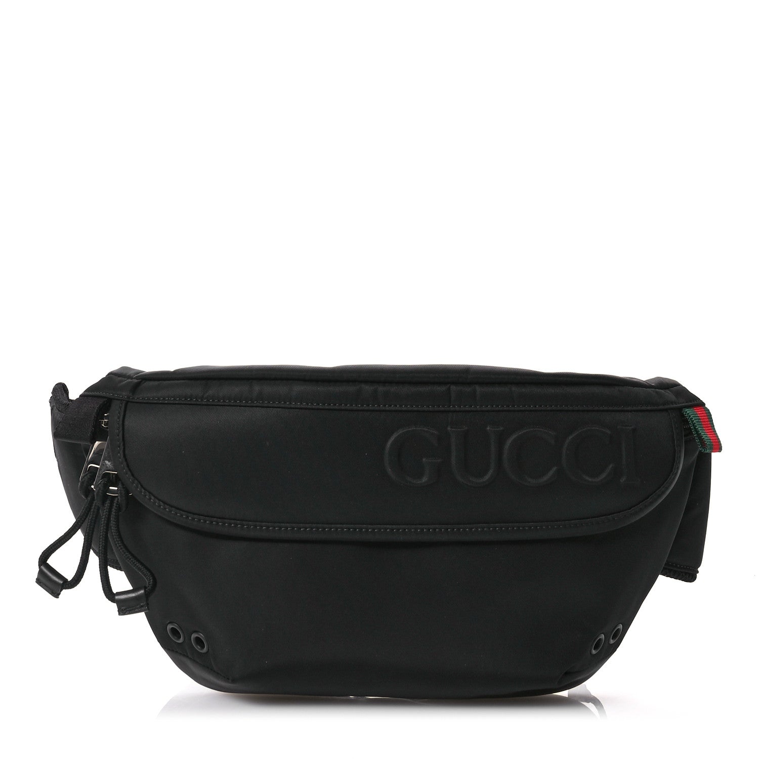 Gucci Nylon Large Logo Belt Bag Black 1 of 9
