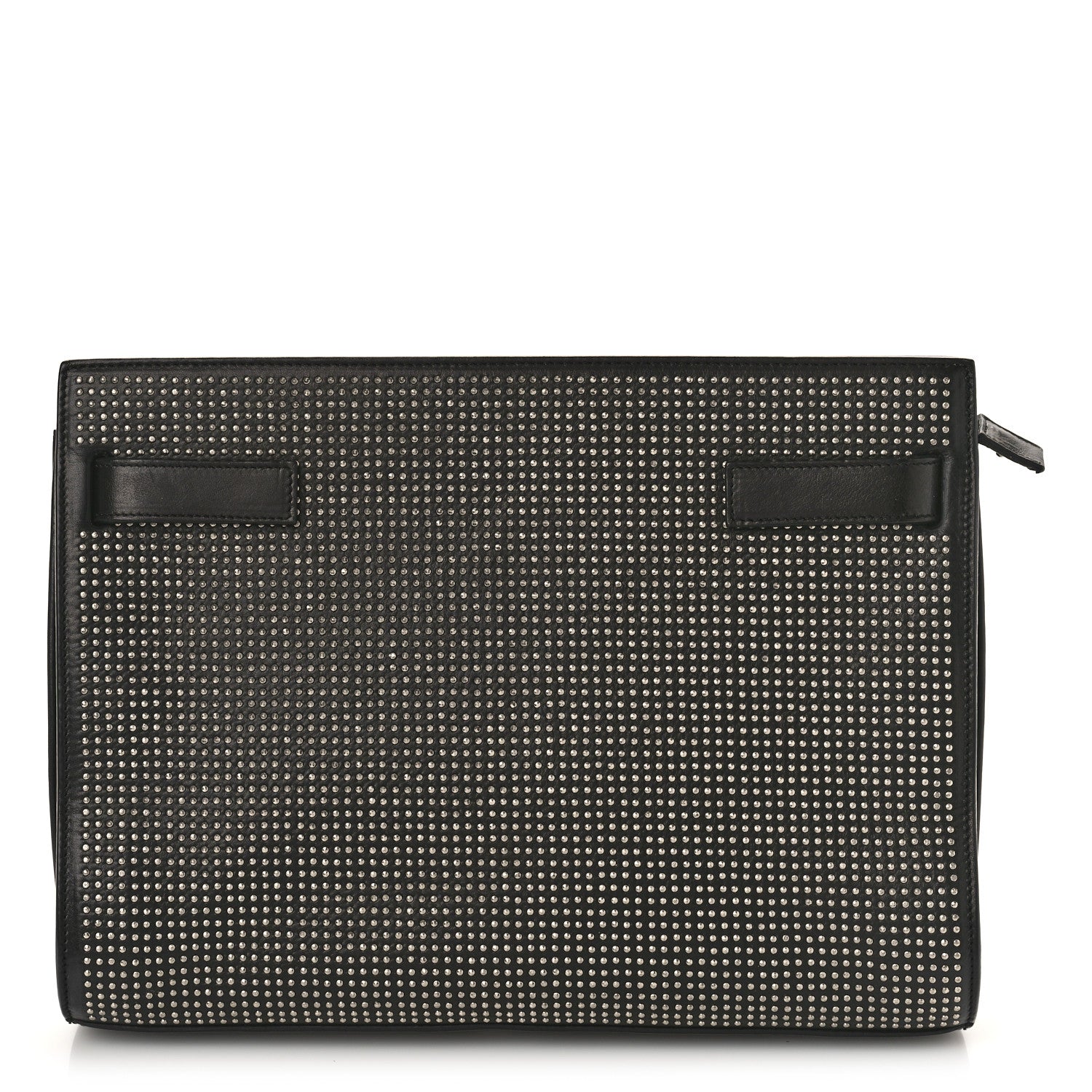 Saint Laurent Calfskin Stud Sac De Jour Clutch Black 1 of 9