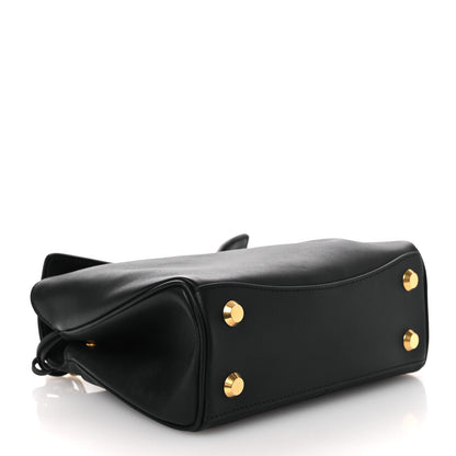 Balenciaga Natural Smooth Calfskin Mini Rodeo Top Handle Handbag Black 4 of 9