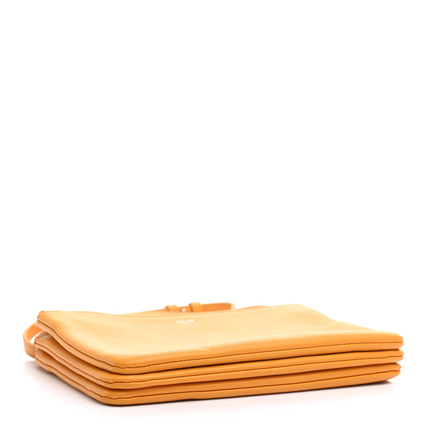Celine Lambskin Small Trio Crossbody Bag Sunflower 3 of 11