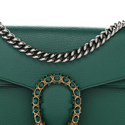 Gucci Pebbled Calfskin Small Dionysus Shoulder Bag Emerald 22 of 28