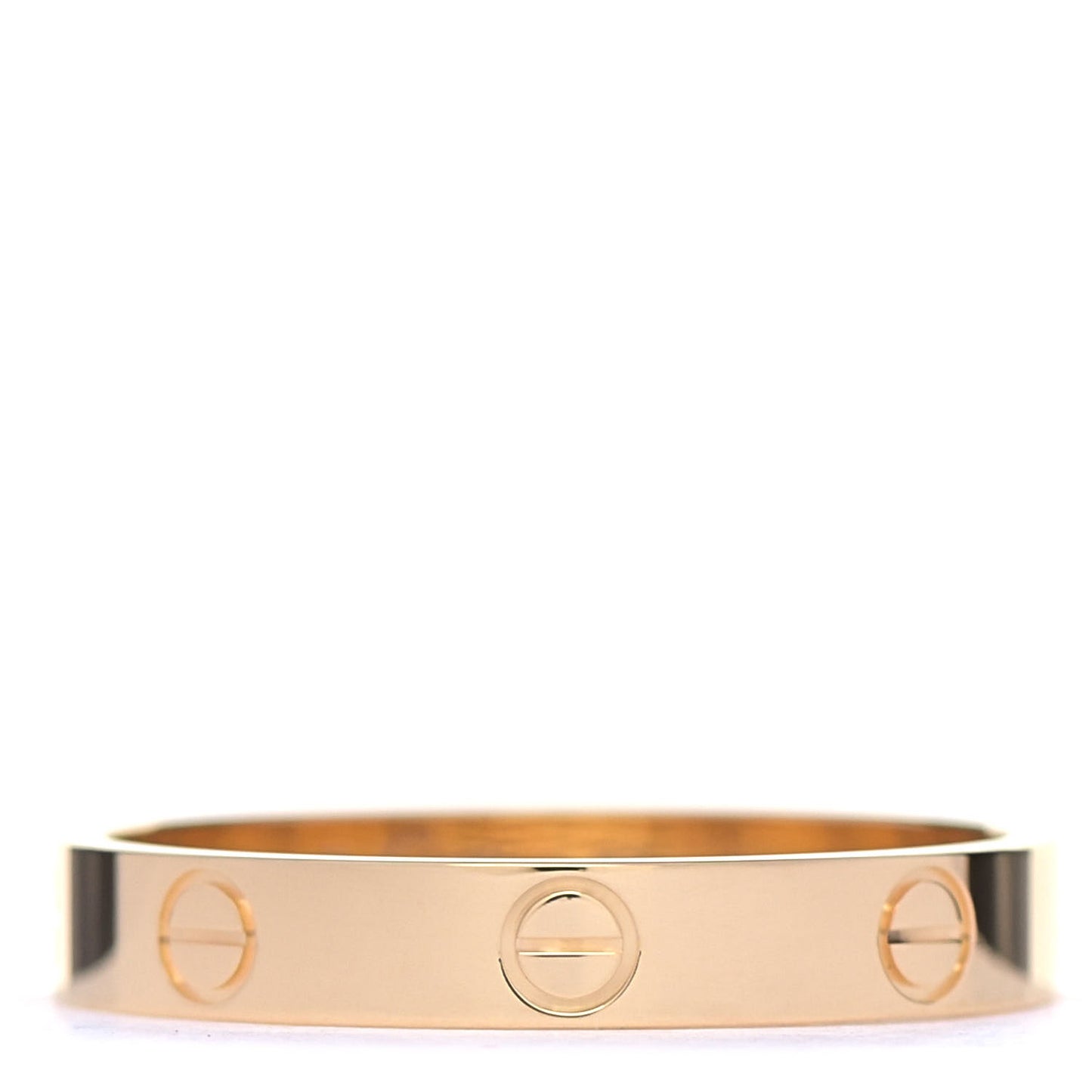 18K Yellow Gold 3.5mm LOVE Wedding Band Ring 62 10