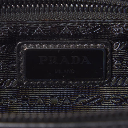 Prada X JAMES JEAN Tessuto Nylon Calfskin Comic Print Belt Bag Black 16 of 16