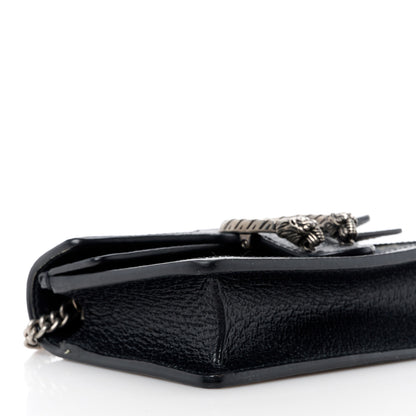 Gucci Jacquard Black Denim GG Monogram Super Mini Dionysus Shoulder Bag Black Ivory 8 of 10