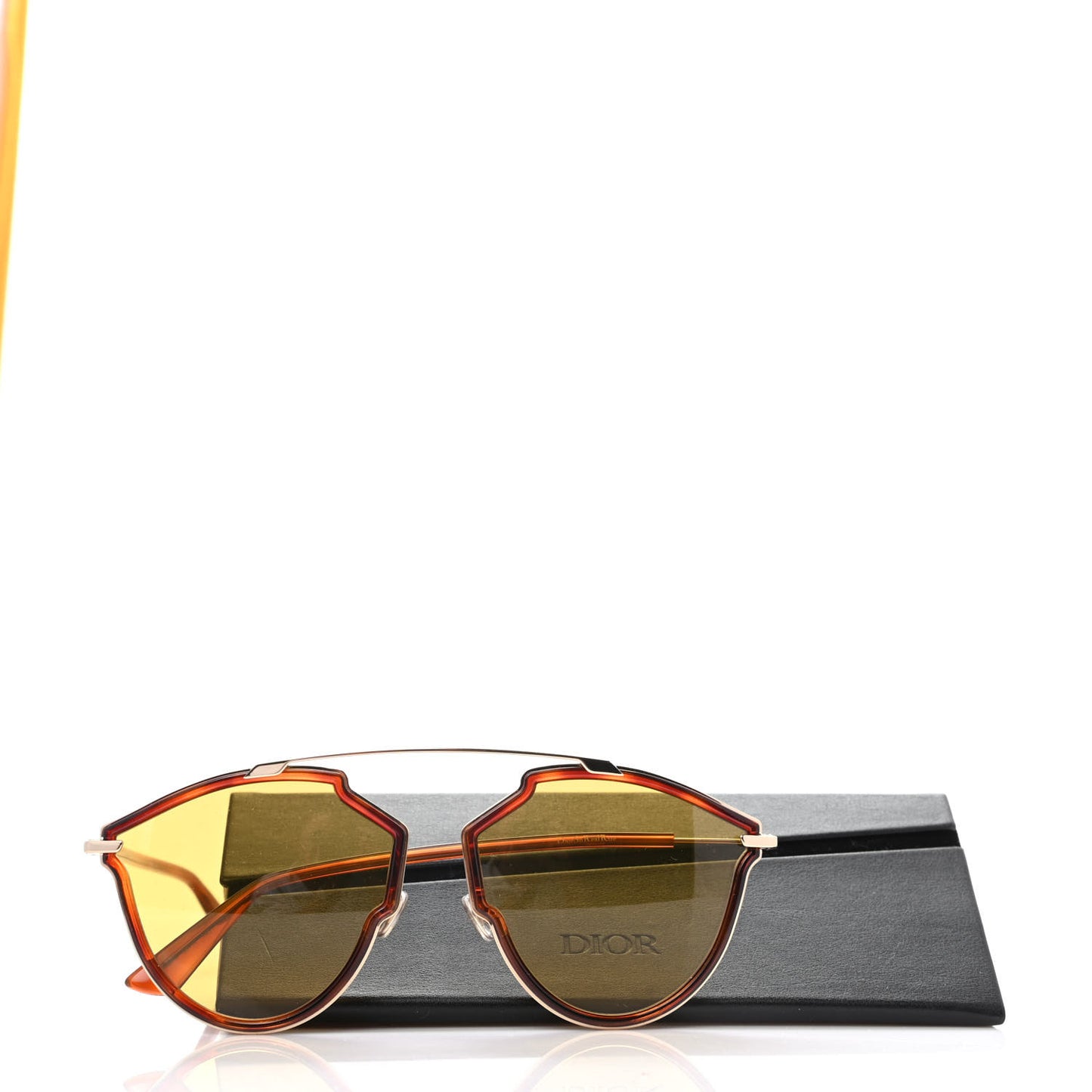 Mirrored So Real Rise Sunglasses Yellow