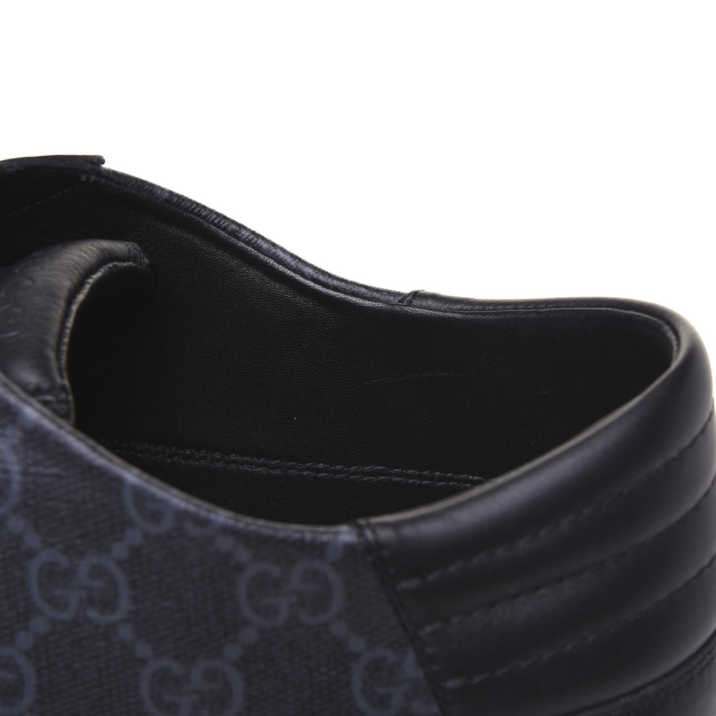 GG Supreme Monogram Mens Low Top Sneakers 11 Black