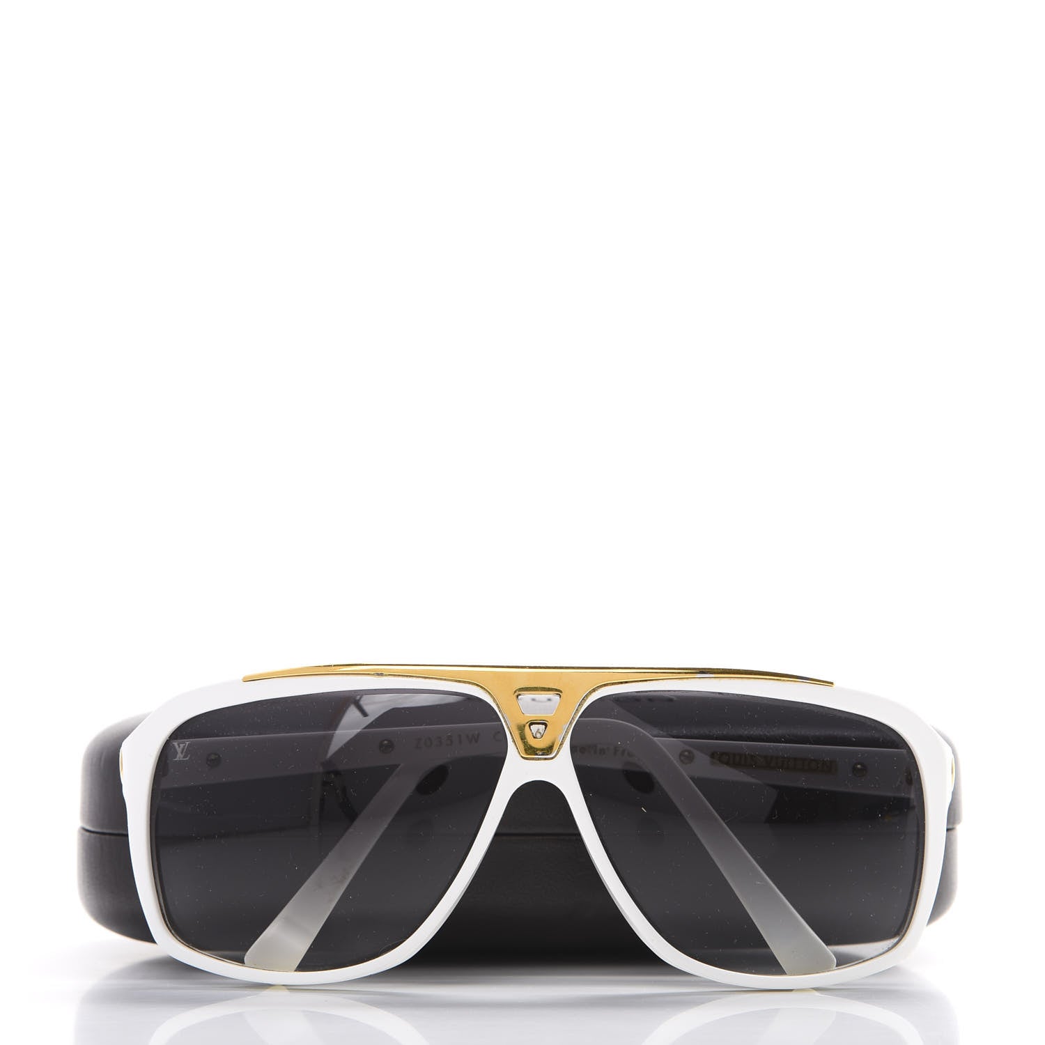 Louis Vuitton Evidence Sunglasses Z0351W White 10 of 10