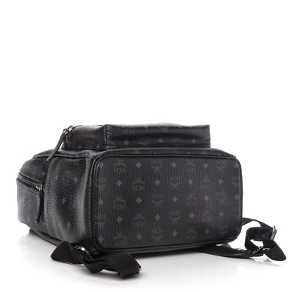 MCM Visetos Medium Stark Backpack Black 4 of 9