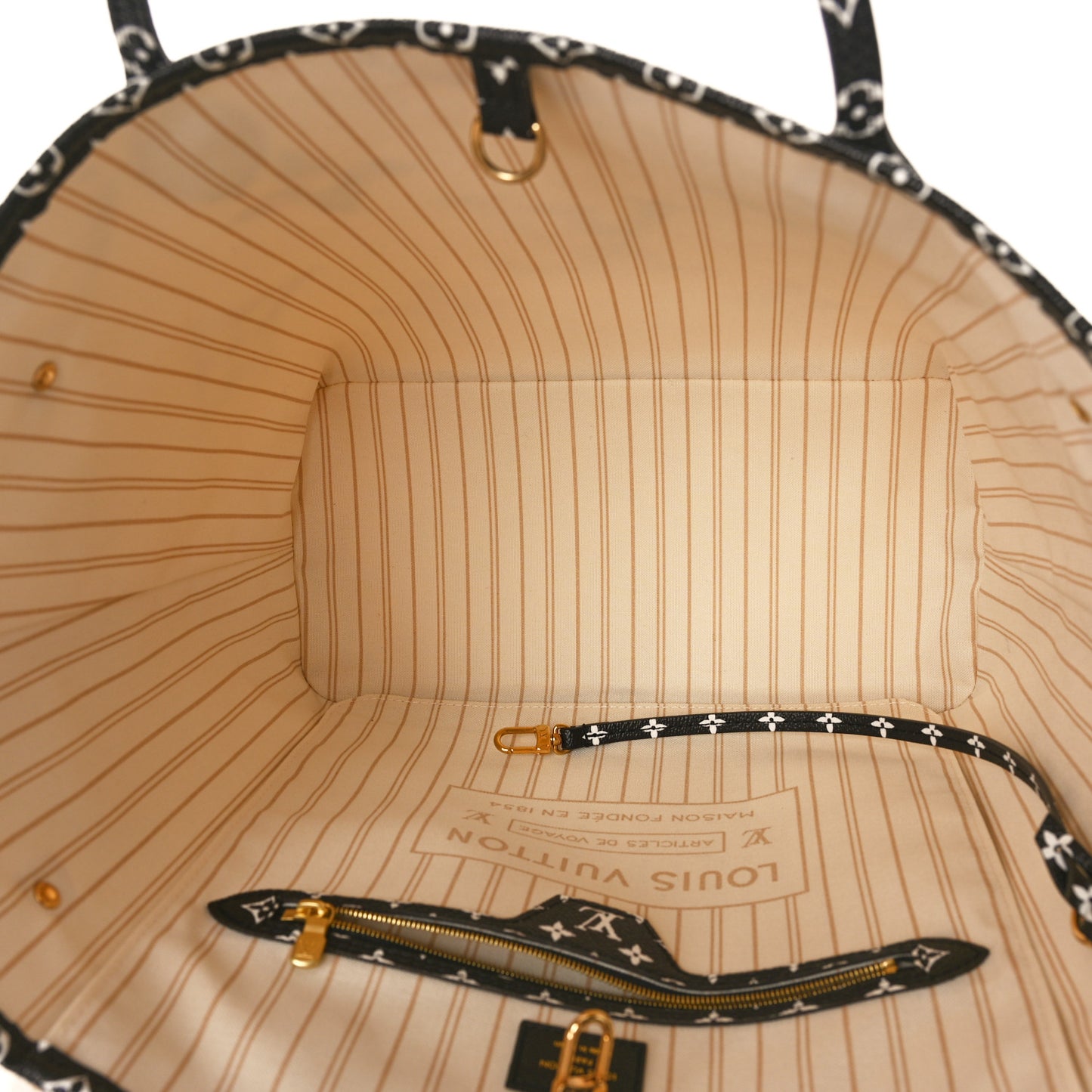 Monogram Giant Jungle Neverfull MM Ivory