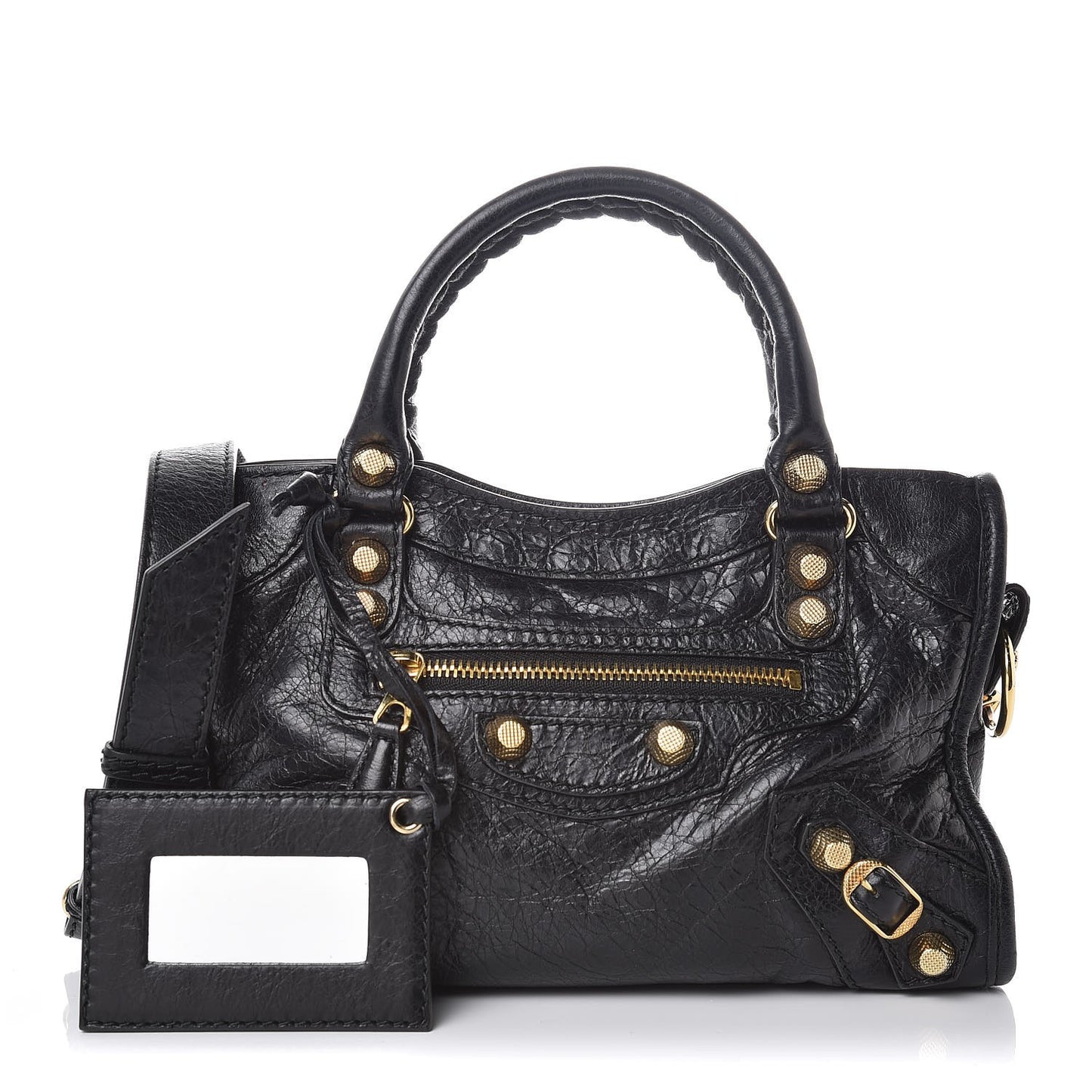 Agneau Giant 12 Gold Hardware Mini City Black