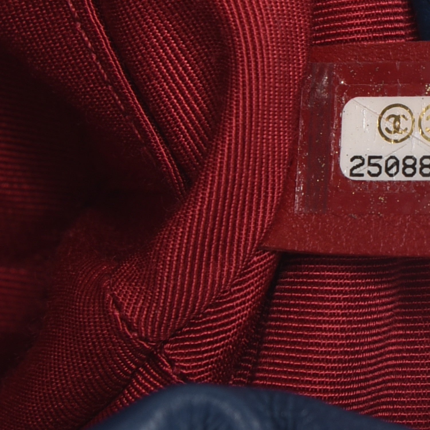 Chanel Calfskin Quilted Small Gabrielle Bucket Dark Blue 7 of 7