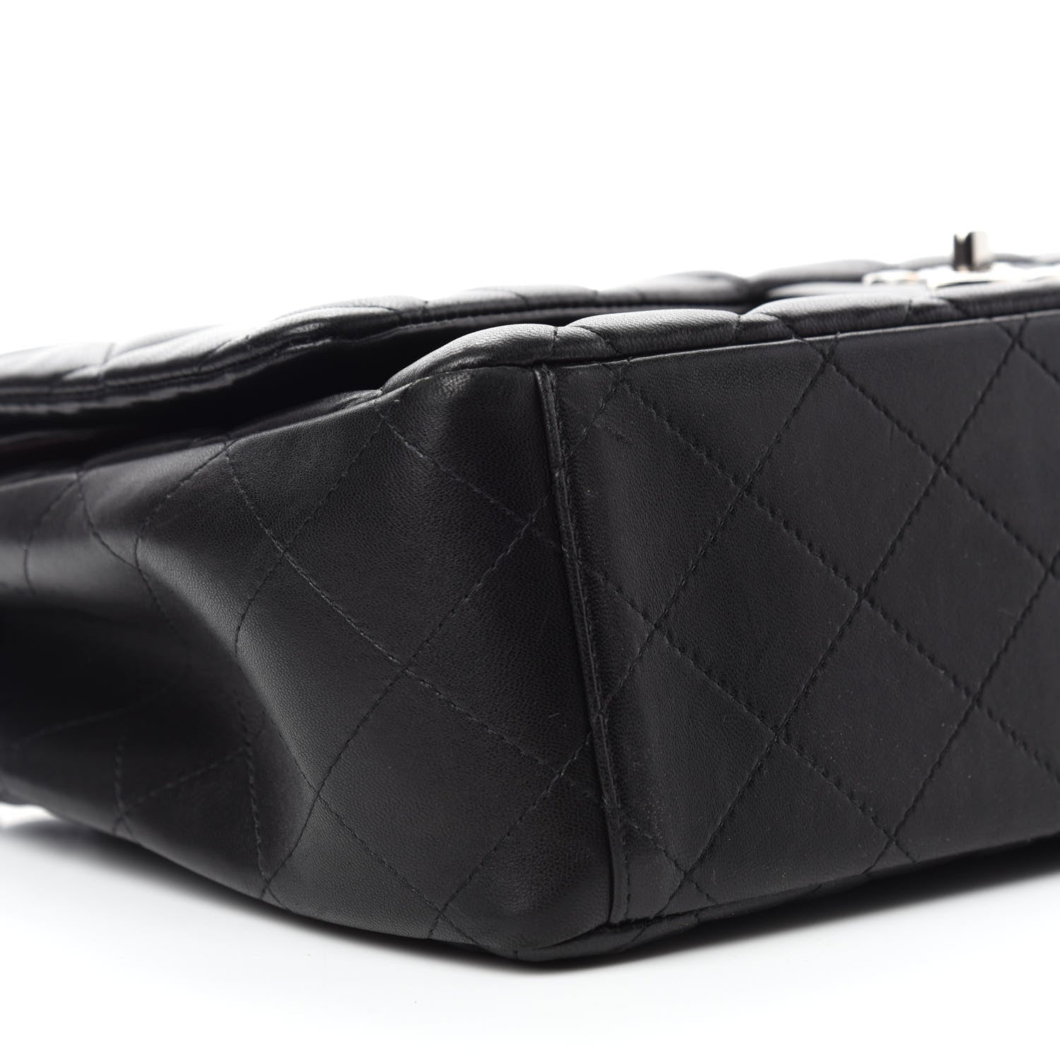 Chanel Lambskin Quilted Maxi Double Flap Black 6 of 13