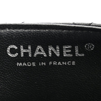 Chanel Lambskin Quilted East West Flap Black 6 of 13