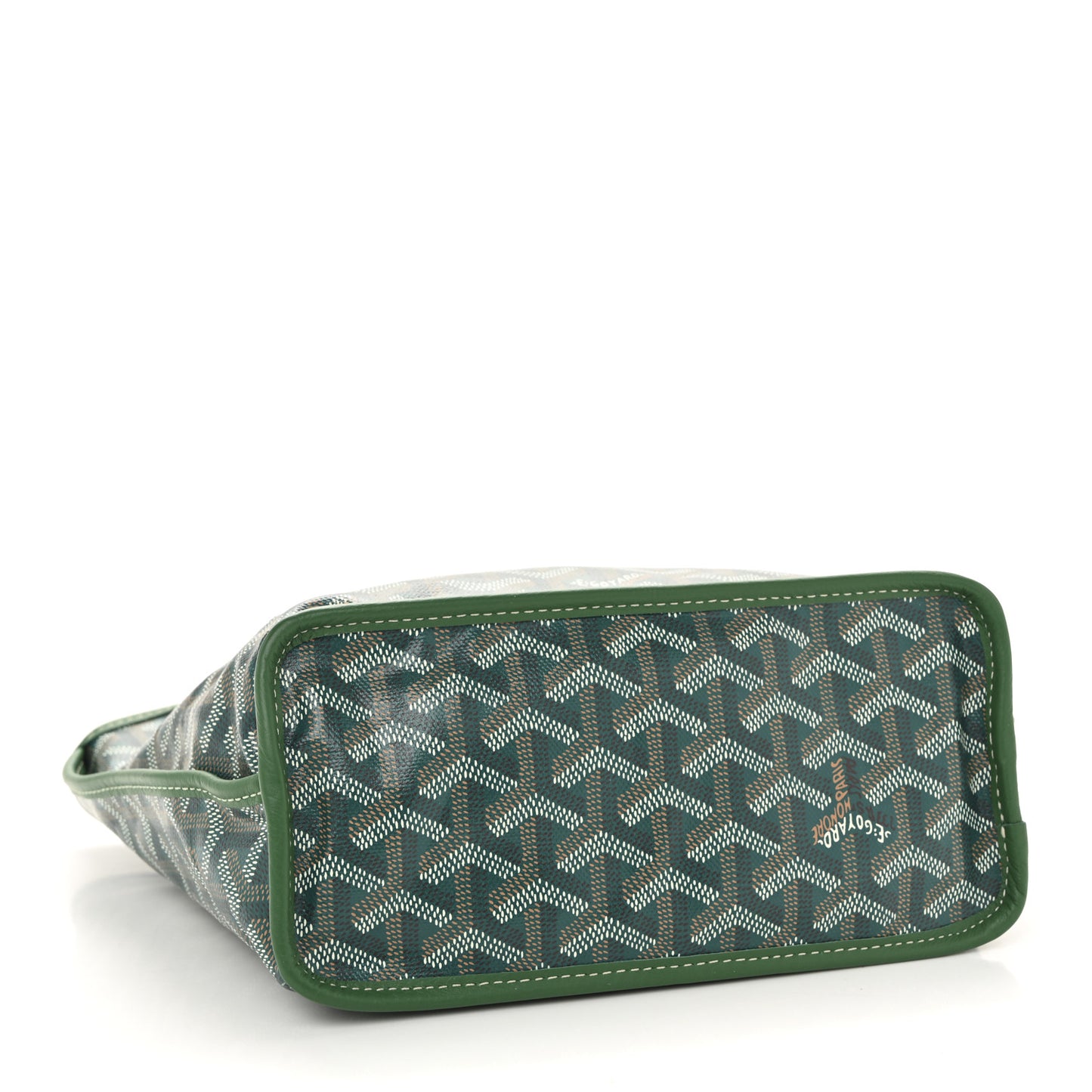 Goyardine Reversible Mini Anjou Green