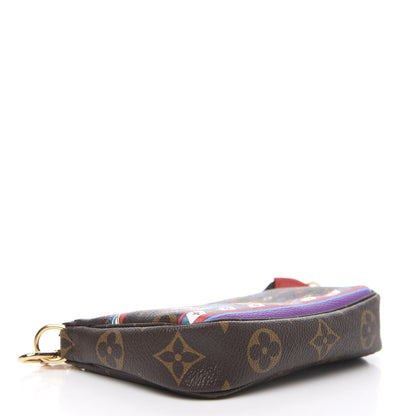 Louis Vuitton Monogram 2020 Christmas Animation Bumper Cars Mini Pochette Accessories Coquelicot 3 of 7