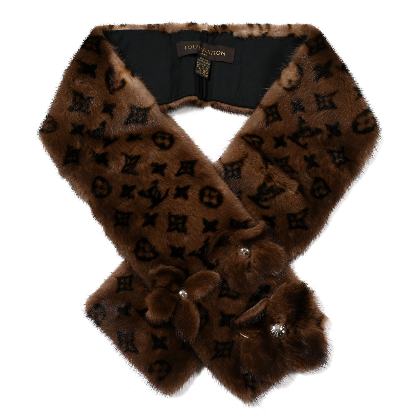 Monogram Mink Fur Stole