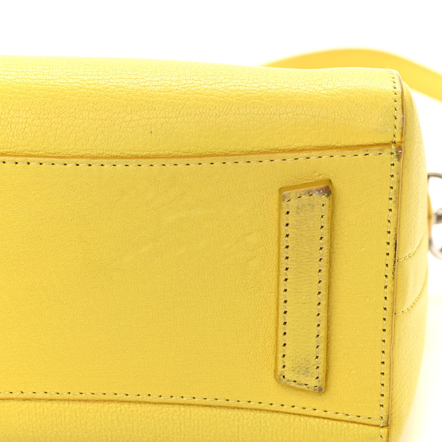 Givenchy Sugar Goatskin Mini Antigona Yellow 11 of 20