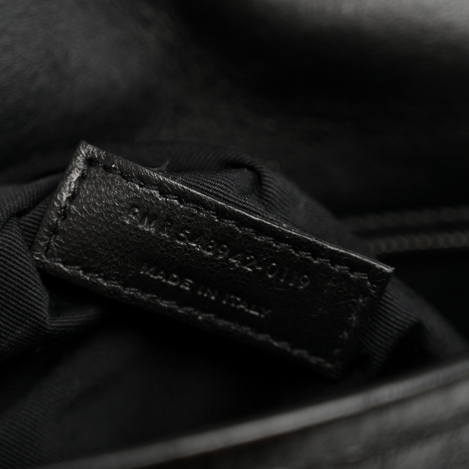 Saint Laurent Crinkled Calfskin Monogram Medium Niki Chain Satchel Black 7 of 13