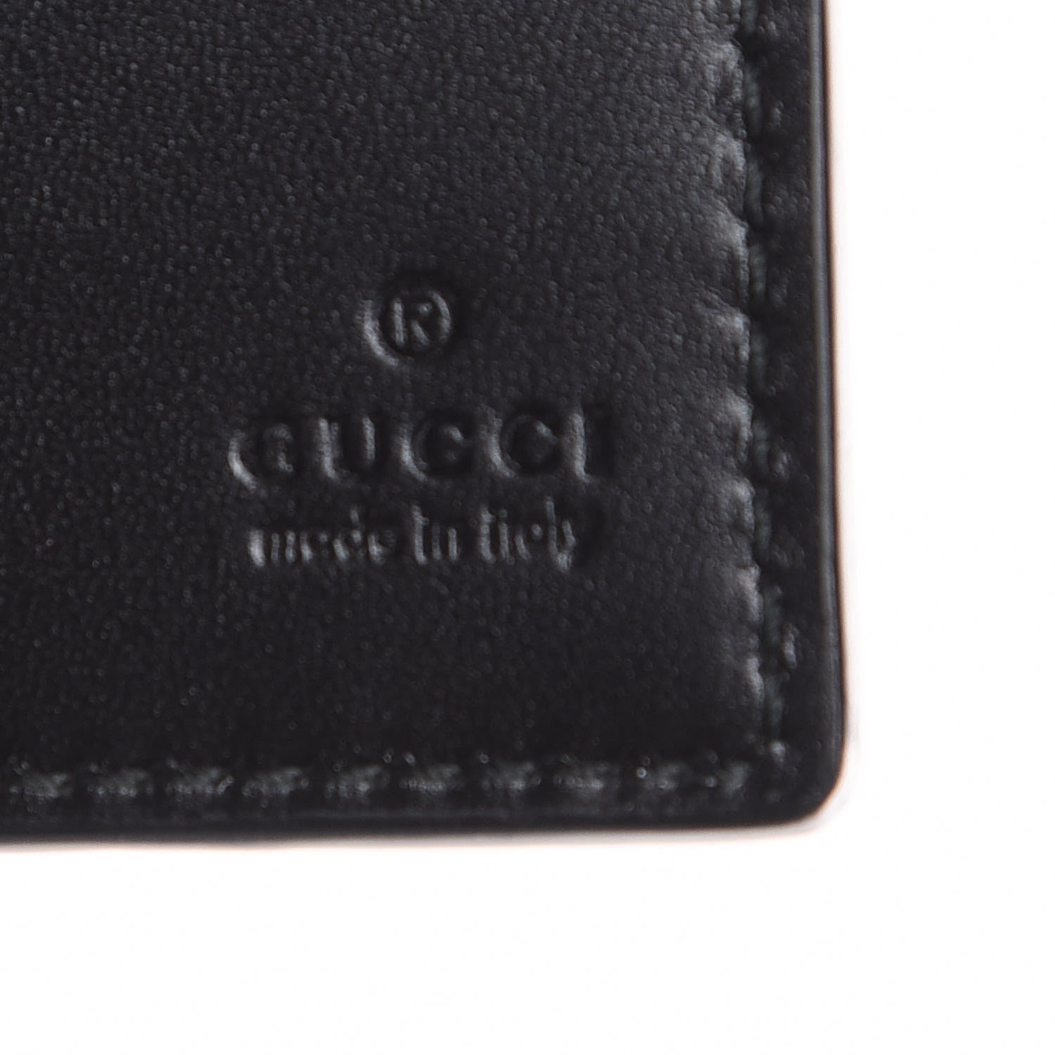 Gucci Guccissima Signature Web New Web Continental Wallet Black 6 of 7