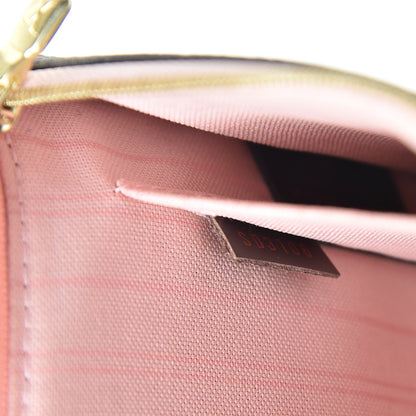 Louis Vuitton Damier Ebene Neverfull MM GM Pochette Rose Ballerine 8 of 9
