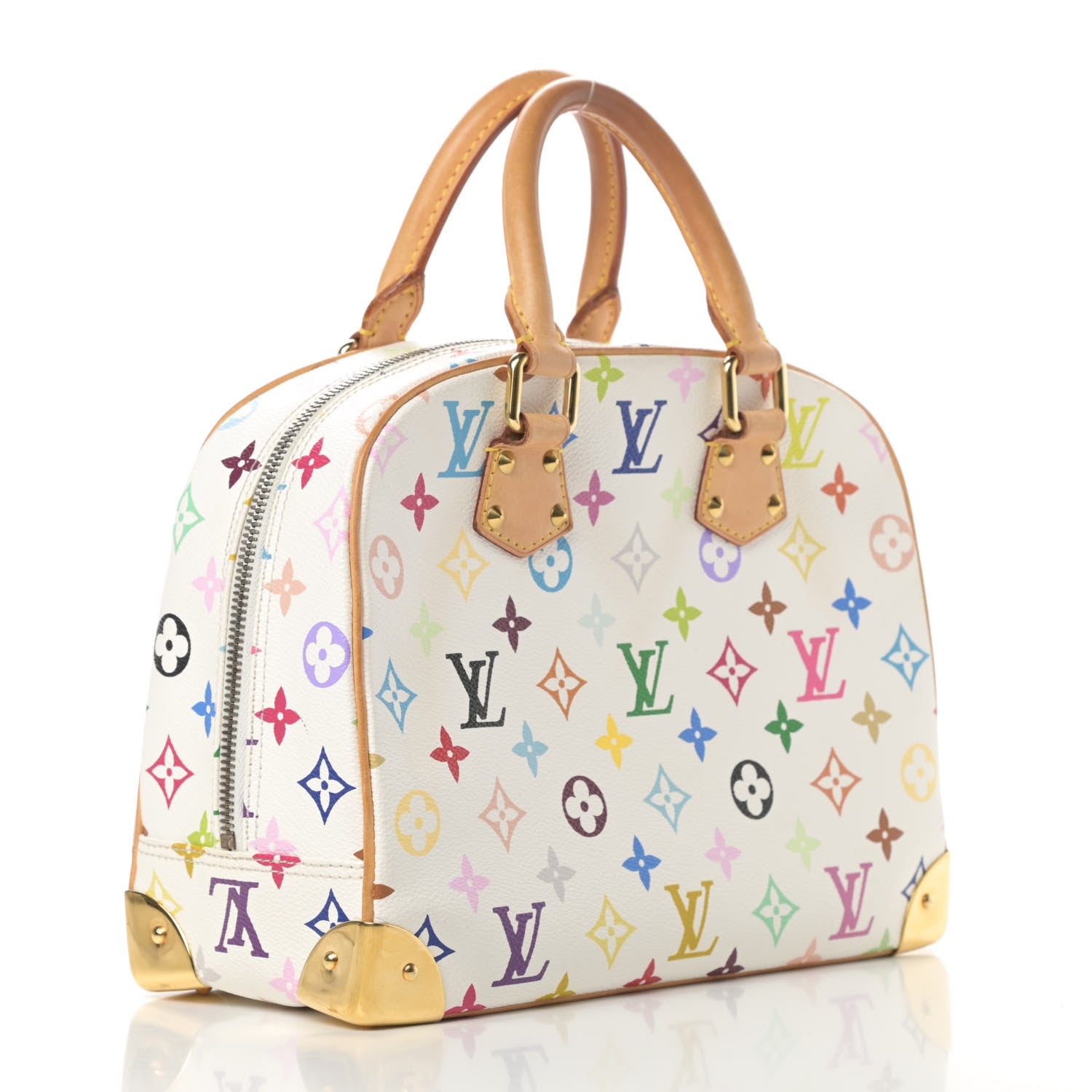 Louis Vuitton Monogram Multicolor Trouville White 3 of 17