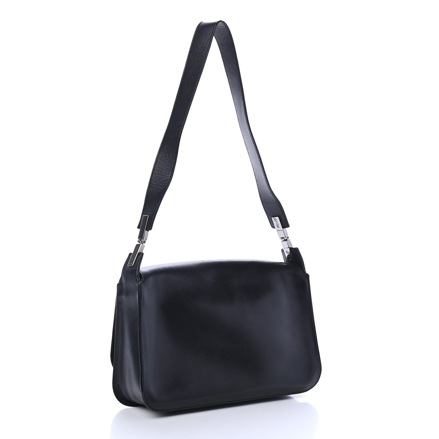 Calfskin Shoulder Bag Black