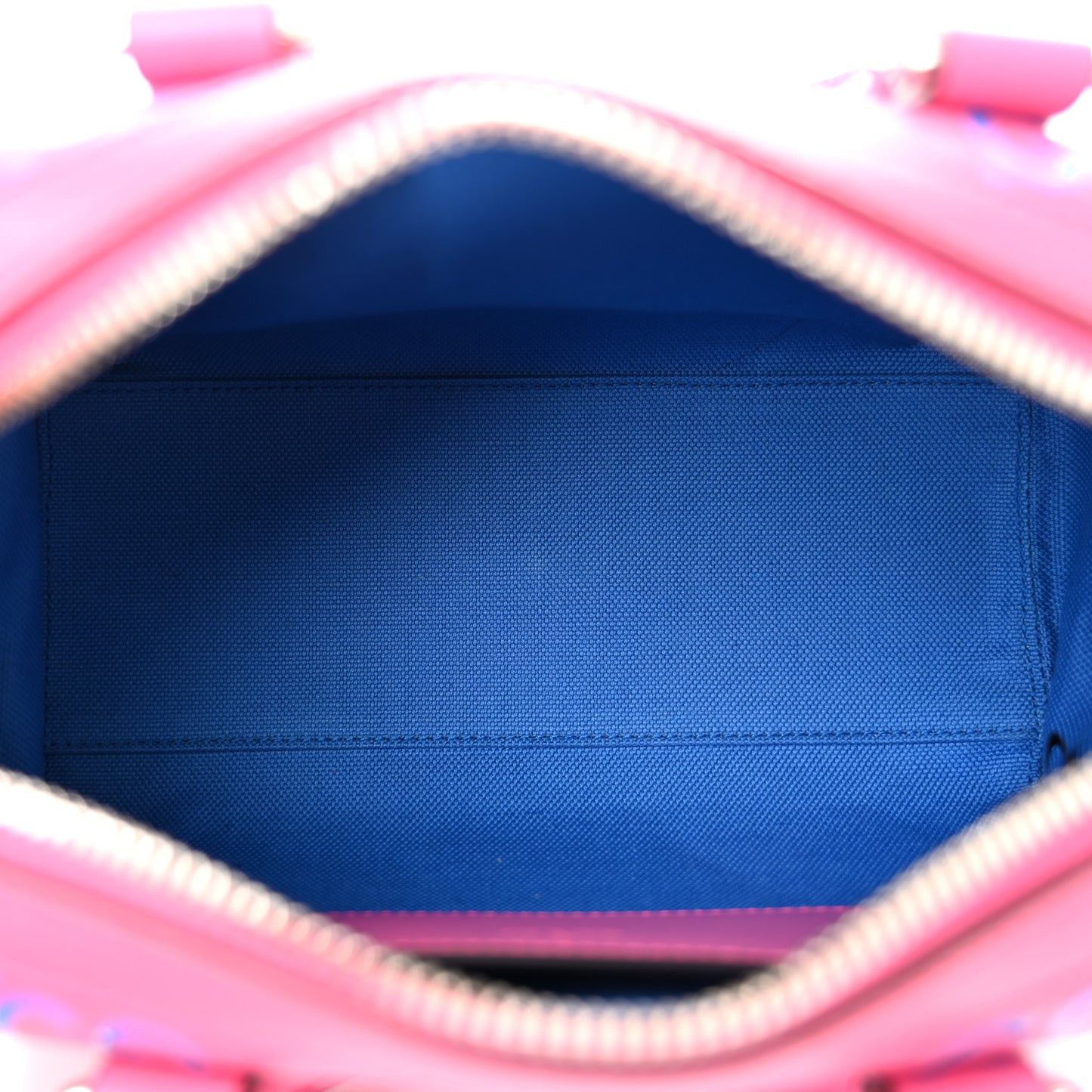 Calfskin GG Tennis Bi-Color Embossed Mini Duffle Bag Modern Fucsia Modern Blue