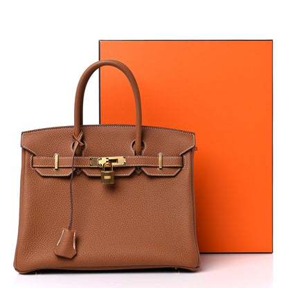 Hermes Togo Birkin 30 Gold 13 of 13