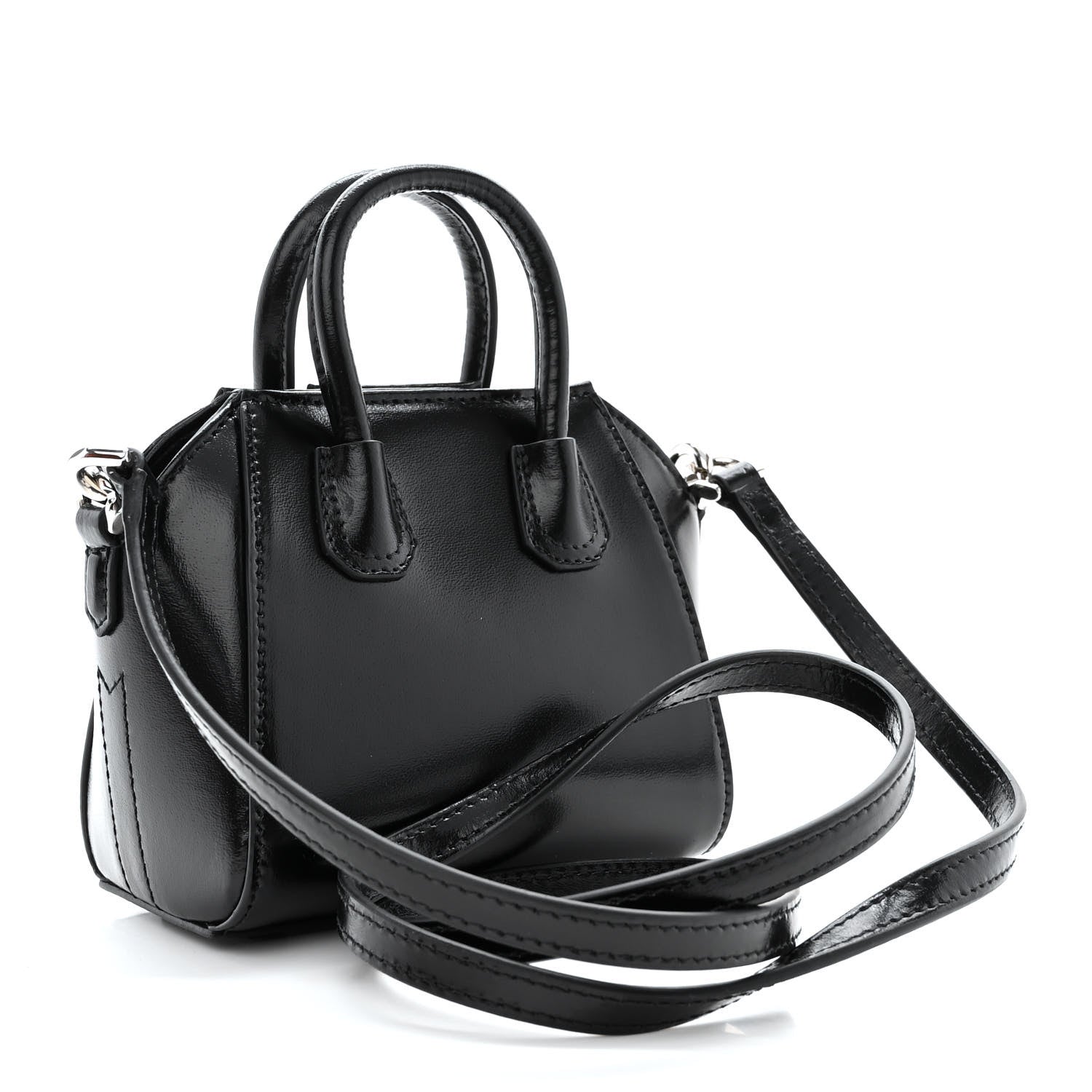 Givenchy Shiny Lord Calfskin Micro Antigona Black 3 of 11