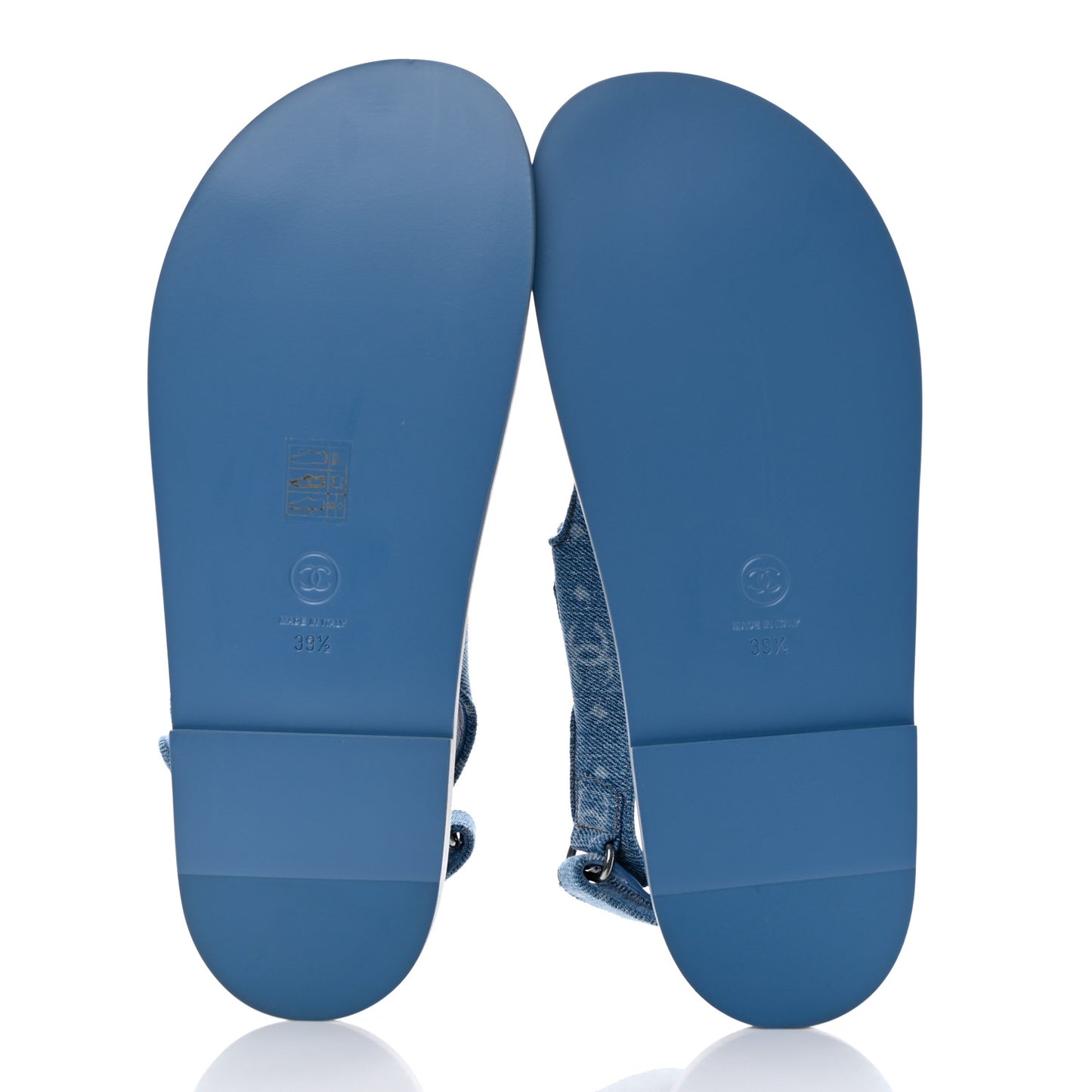 Denim CC Dad Sandals 39.5 Light Blue