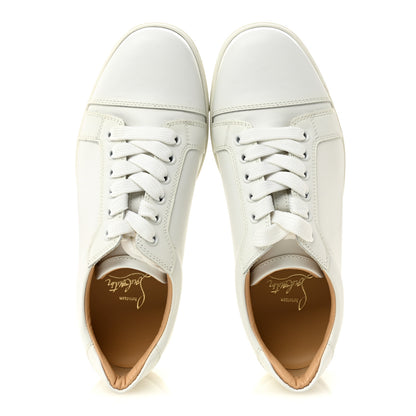 Christian Louboutin Calfskin Vieira Flat Sneakers 37 White 2 of 12