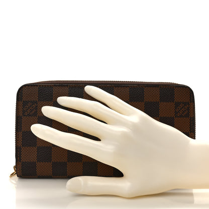 Louis Vuitton Damier Ebene Zippy Wallet 2 of 9