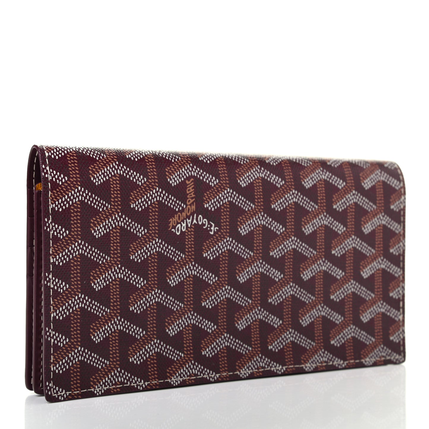 Goyardine Richelieu Wallet Burgundy