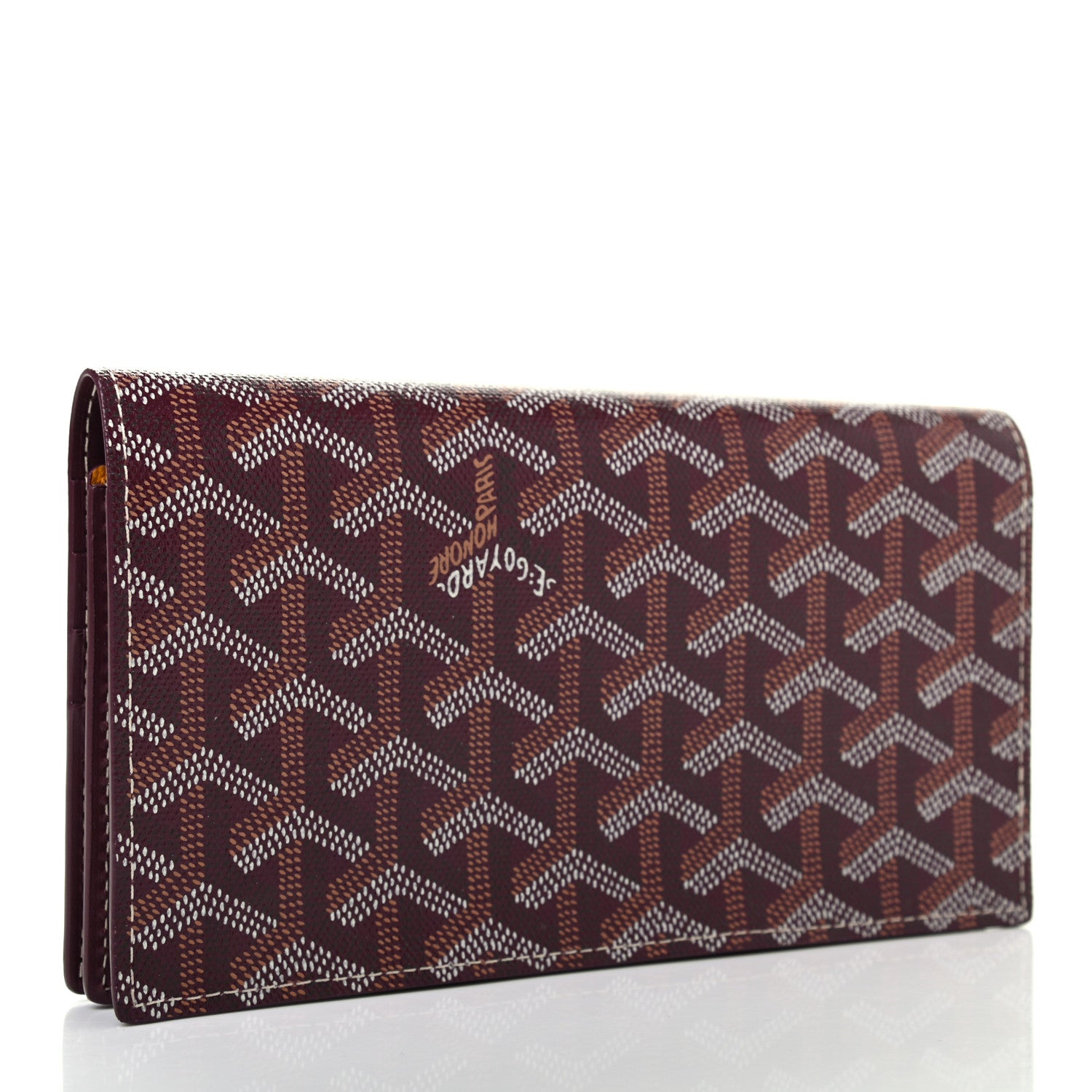 Goyard Goyardine Richelieu Wallet Burgundy 4 of 8