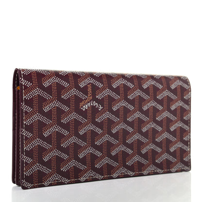 Goyard Goyardine Richelieu Wallet Burgundy 4 of 8
