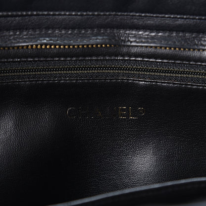 Chanel Lambskin Quilted Shopping Tote Black 4 of 8