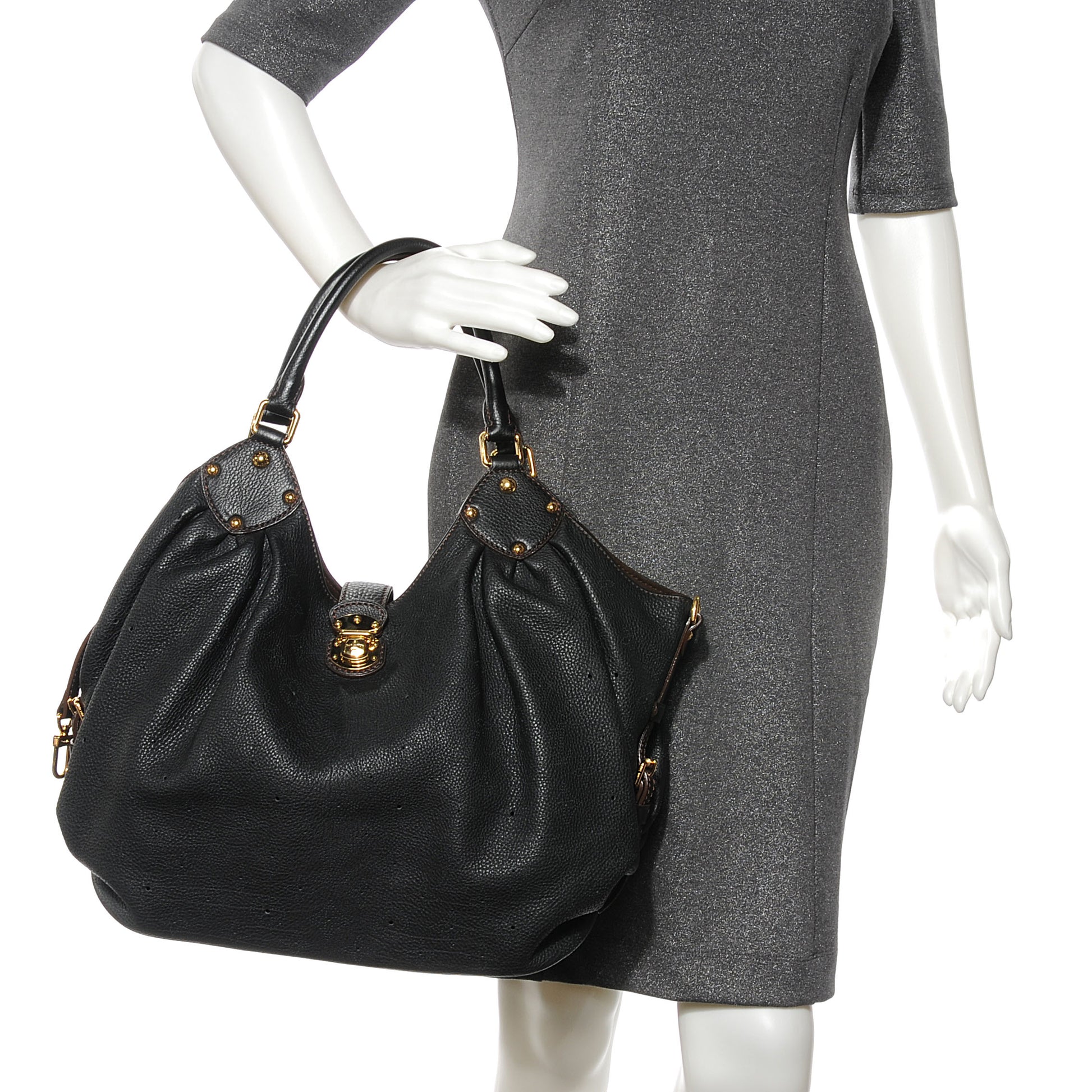 Louis Vuitton Mahina L Black 2 of 7