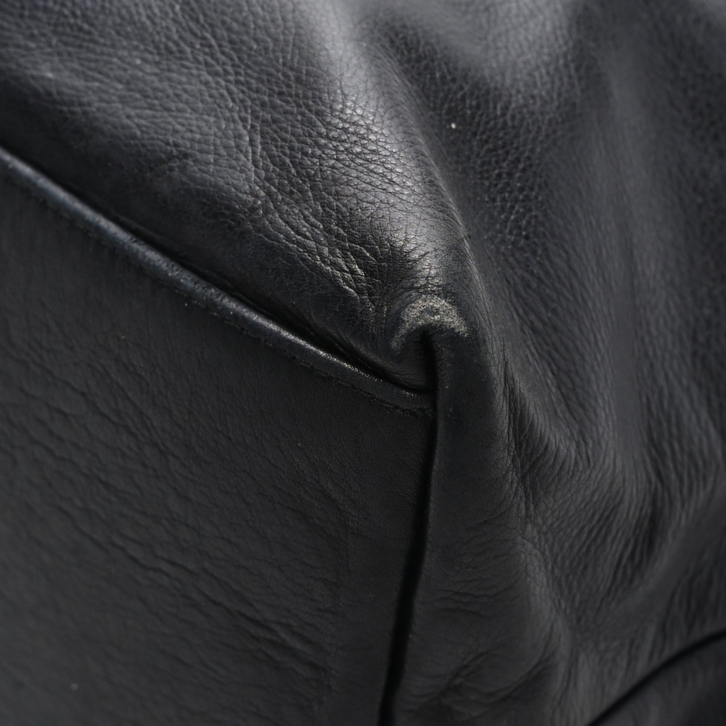 Lambskin Quilted Shoulder Bag Black
