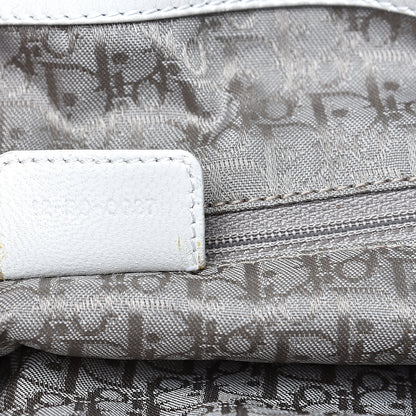 Christian Dior Lambskin Cannage Large Dior Soft Hobo White 6 of 19