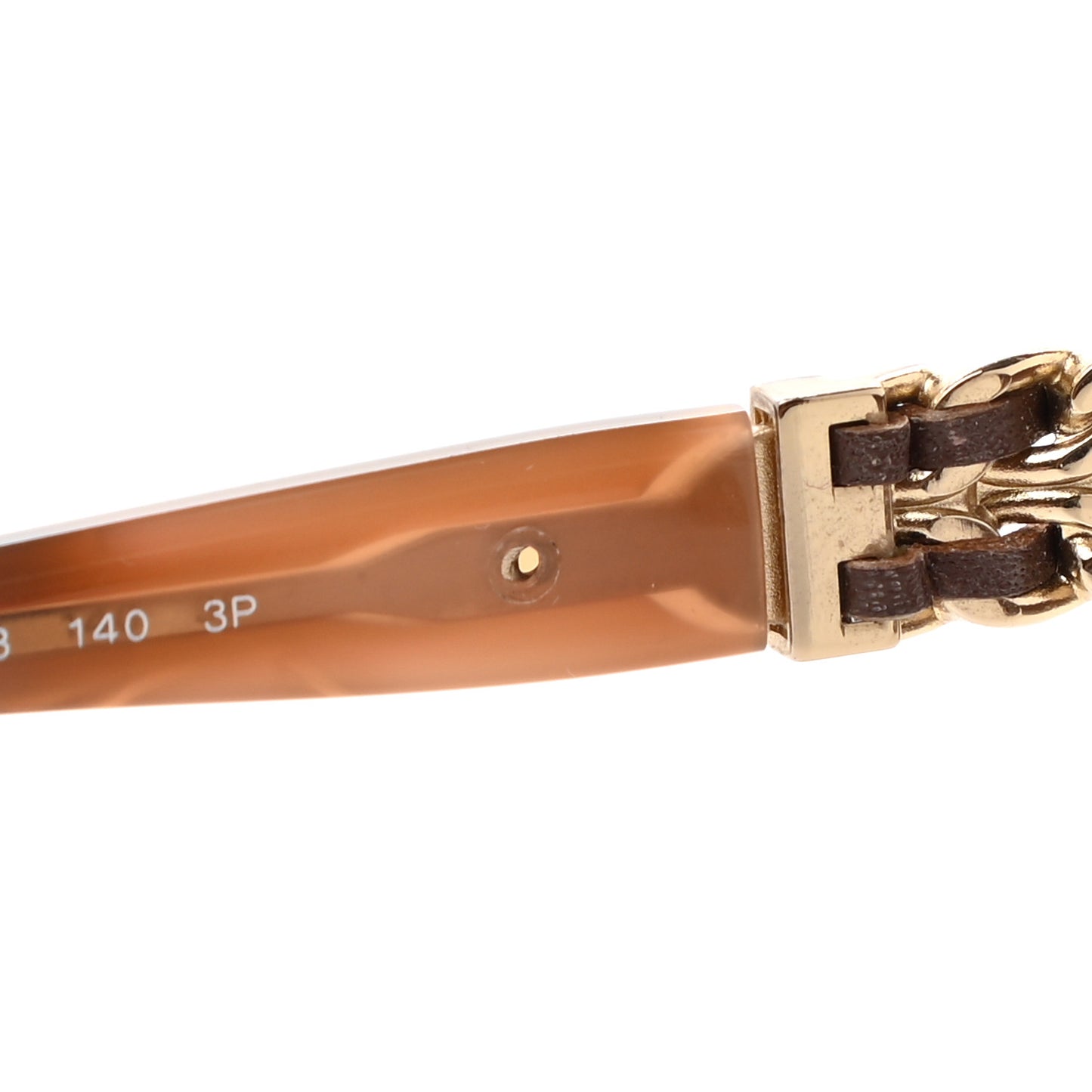 Polarized Square Chain Sunglasses 5360-Q Tortoise