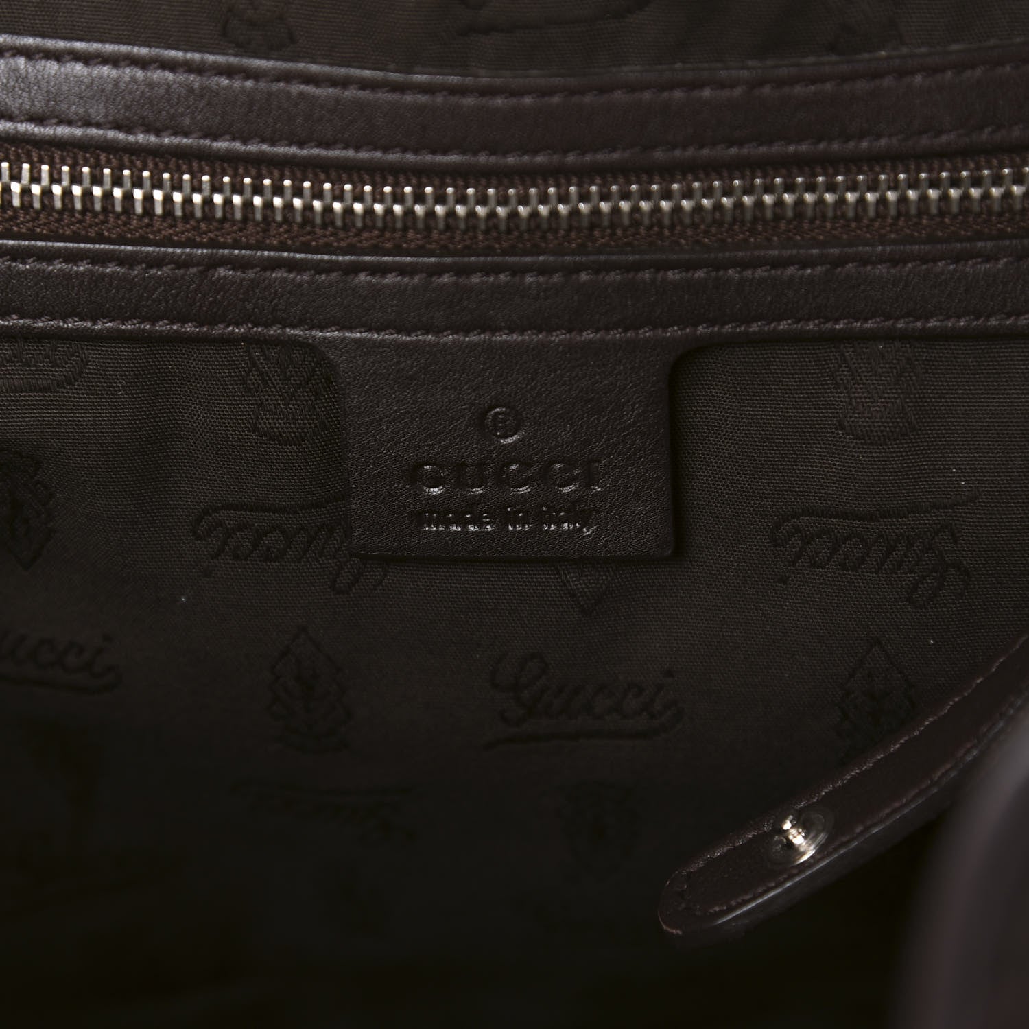 Gucci Guccissima Medium GG Twins Tote Dark Brown 8 of 10