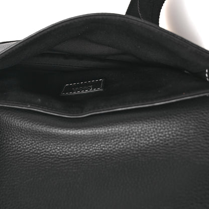Christian Dior X KAWS Grained Calfskin Saddle Pouch Black 5 of 11