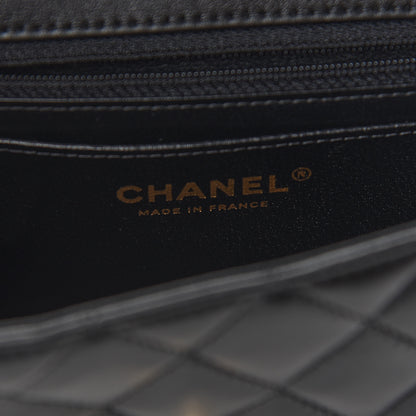 Chanel Lambskin Quilted Mini Rectangular Flap Black 6 of 9
